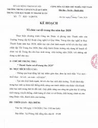 THÔNG BÁO KẾ HOẠCH TỔ CHỨC VUI TẾT TRUNG THU NĂM 2020