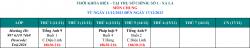 THÔNG BÁO LỊCH HỌC TỪ 18/12/2023 ĐẾN NGÀY 24/12/2023
