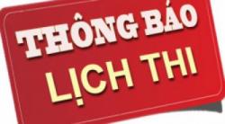LỊCH THI & DANH SÁCH HỌC VIÊN THI MÔN CHÍNH TRỊ 29/06/2019
