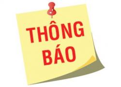 THÔNG BÁO DANH SÁCH THI TỐT NGHIỆP THÁNG 10/2017