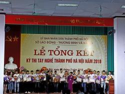 Tổng kết kỳ thi tay nghề Thành Phố Hà Nội năm 2018