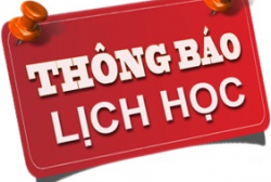 LỊCH HỌC TUẦN 4 THÁNG 10 TỪ 23/10 ĐẾN 27/10/2017