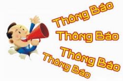 Thông Báo Kết Qủa Bóng Đá Cup 2019