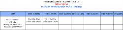 THÔNG BÁO LỊCH HỌC TỪ 08/05/2023 ĐẾN 14/05/2023
